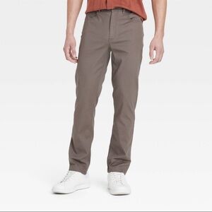 Men's Chino Pants Athletic Fit Slim Leg Goodfellow Stretch 36x30